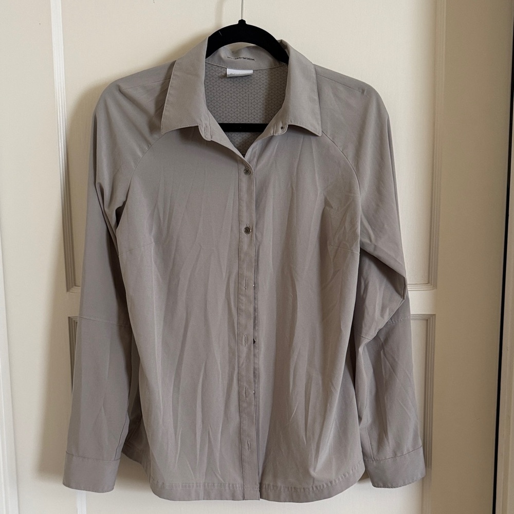 COLUMBIA, Long Sleeve Gray Shirt